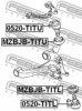 MAZDA W62834551 Repair Kit, ball joint